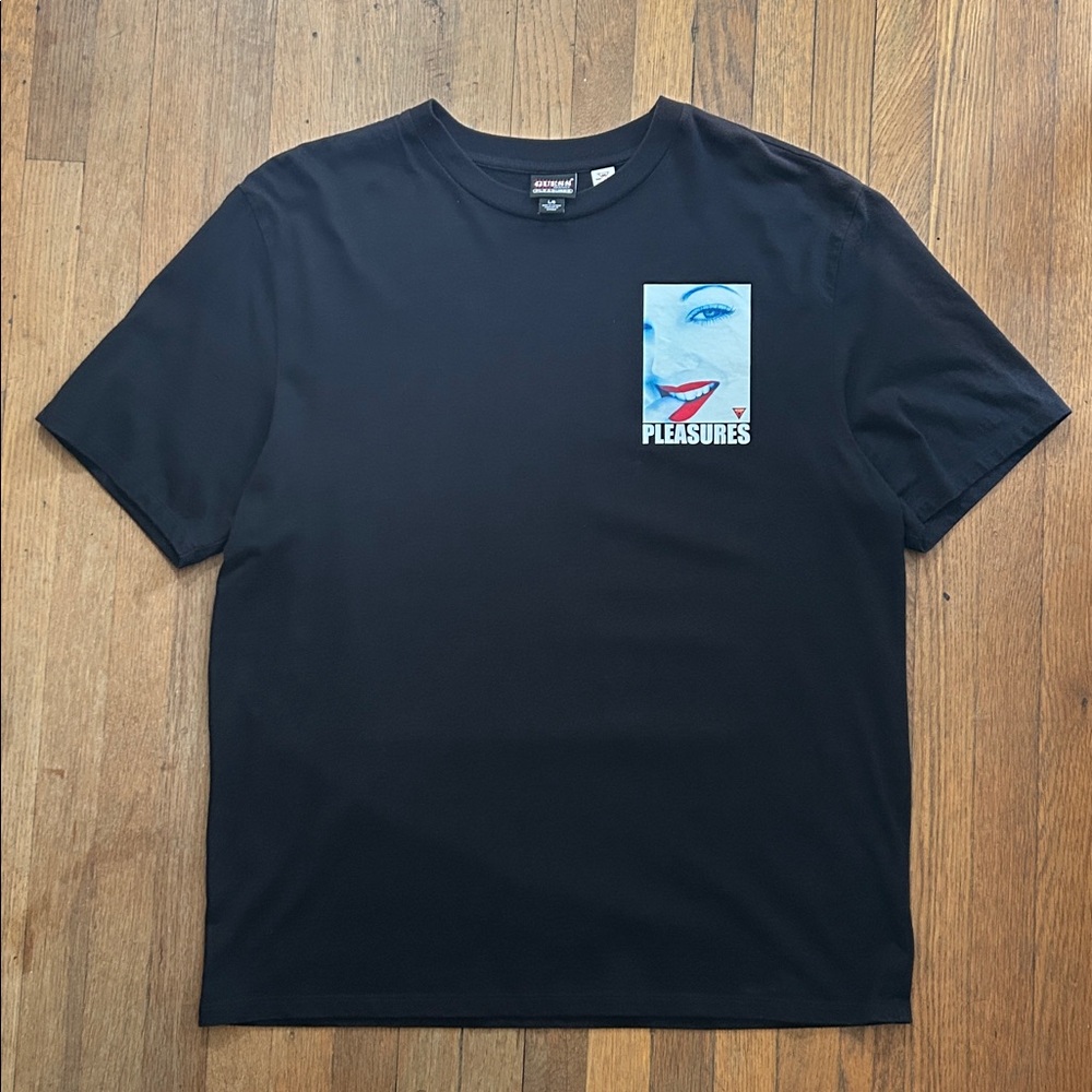 Pleasures x Guess Black T-Shirt